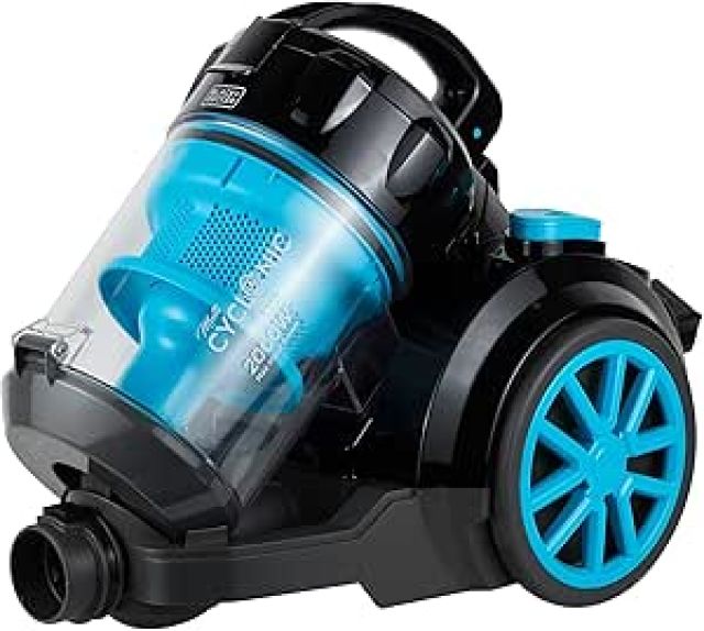 Multi Cyclone Bagless Corded Vacuum Cleaner, 6-Stage HEPA Filtration, Variable Speed, 289 Air Watts, Auto Cord Rewind, 5m Cable, Washable Filter, 2.5 L 2000 W VM2080-B5 Grey/Black/Blue