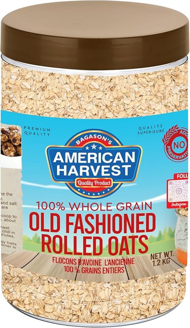 American Harvest Rolled Oats In Jar 1.2kg | Old Fashioned | Gluten Free