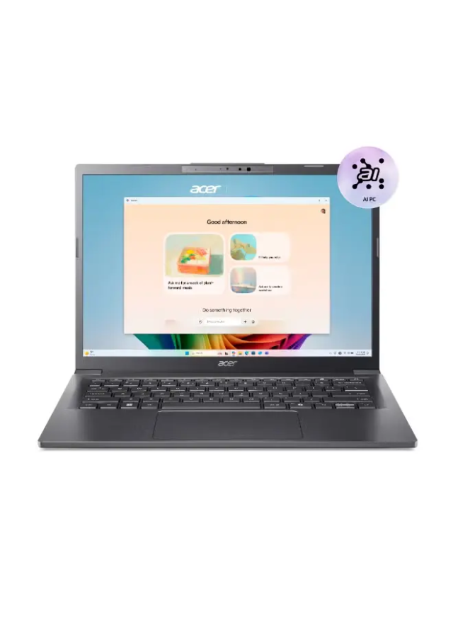Aspire 14 AI Laptop With 14-Inch Display, Core Ultra 9-288V Processor/32GB RAM/1TB SSD/Intel Arc Graphics/Windows 11 English/Arabic Steel Gray