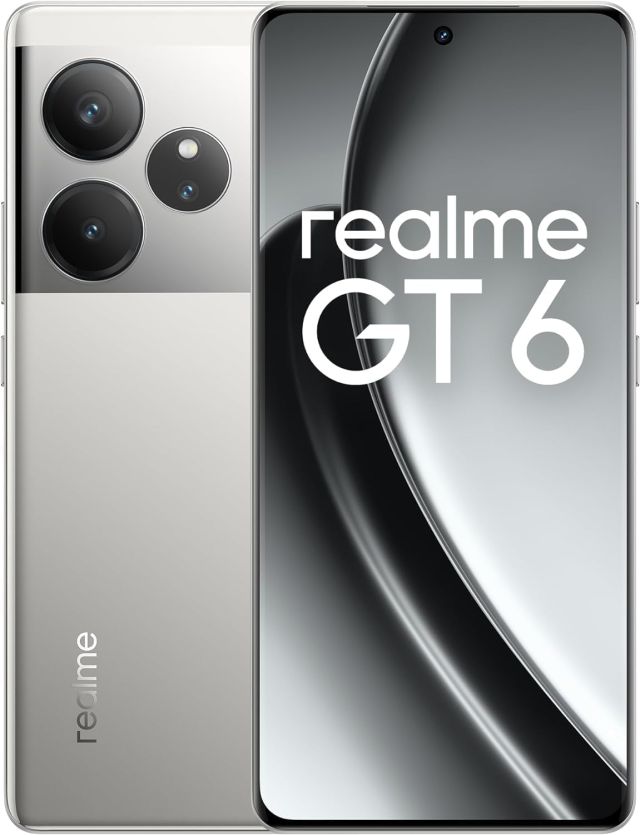 GT6 Dual SIM Fluid Silver 12+12GB RAM 256GB 5G - Middle East Version