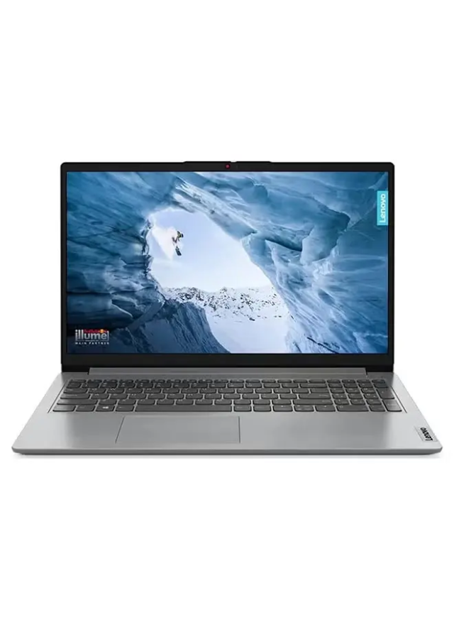 IdeaPad 1 15AMN7 With 15.6-Inch FHD Display, AMD Ryzen 5 7520U Processor / 8GB RAM / 512GB SSD / Integrated AMD Radeon 610M Graphics / Windows 11 Home / English/Arabic Cloud Grey