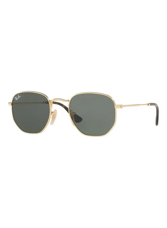 Men's UV Protection Hexagon Sunglasses - RB3548N - Lens Size: 54 mm - Gold
